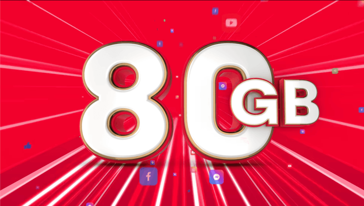 Roshan Connects Alpha Plus 80GB Data